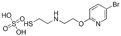 2-[2-(5-Bromo-2-pyridyloxy)ethyl]aminoethanethiol sulfate Structure