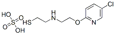 2-[2-(5-Chloro-2-pyridyloxy)ethyl]aminoethanethiol sulfate Structure