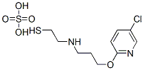 2-[3-(5-Chloro-2-pyridyloxy)propyl]aminoethanethiol sulfate Structure