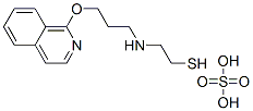 2-[3-(1-Isoquinolyloxy)propyl]aminoethanethiol sulfate Structure