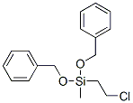 bis(benzyloxy)(2-chloroethyl)methylsilane Structure