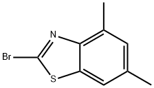 2-브로모-4,6-디메틸벤조티아졸 구조식 이미지