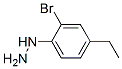 히드라진,(2-브로모-4-에틸페닐)-(9CI) 구조식 이미지