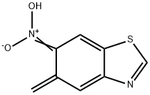 벤조티아졸,5,6-디하이드로-5-메틸렌-6-aci-니트로-(9CI) 구조식 이미지