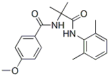 Benzamide, N-[2-[(2,6-dimethylphenyl)amino]-1,1-dimethyl-2-oxoethyl]-4-methoxy- (9CI) Structure
