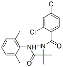 Benzamide, 2,4-dichloro-N-[2-[(2,6-dimethylphenyl)amino]-1,1-dimethyl-2-oxoethyl]- (9CI) 구조식 이미지