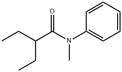 2-ethyl-N-methyl-N-phenylbutyramide Structure