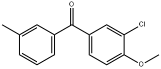 (2-클로로-3-METHOXYPHENYL)(M-톨릴) 구조식 이미지