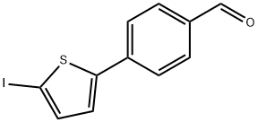 4-(5-Iodothiophen-2-yl)benzaldehyde Structure