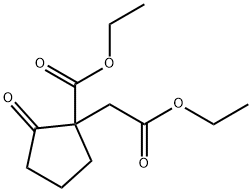 에틸1-(2-ETHOXY-2-OXOETHYL)-2-OXOCYCLOPENTANECARBOXYLATE 구조식 이미지