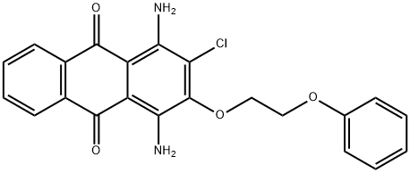 1,4-diamino-2-chloro-3-(2-phenoxyethoxy)anthraquinone Structure