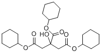 tri(cyclohexyl) citrate Structure