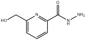 2-Pyridinecarboxylicacid,6-(hydroxymethyl)-,hydrazide(9CI) Structure