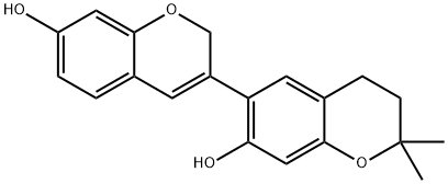 3',4'-Dihydro-2,2'-dimethyl(3,6'-bi-2H-1-benzopyran)-7,7'-diol Structure