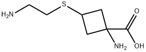 시클로부탄카르복실산,1-아미노-3-[(2-아미노에틸)티오]-(9CI) 구조식 이미지