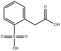 alpha-Sulfophenylacetic acid 구조식 이미지