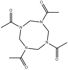 1,3,5,7-tetraacetyloctahydro-1,3,5,7-tetrazocine Structure