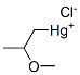 (2-Methoxypropyl)mercury(II) chloride Structure
