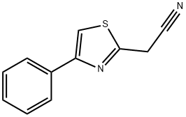 2-(4-PHENYL-1,3-THIAZOL-2-YL)아세토니트릴 구조식 이미지