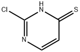 4(1H)-피리미딘티온,2-클로로-(9CI) 구조식 이미지