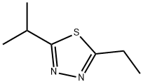 1,3,4-Thiadiazole,  2-ethyl-5-(1-methylethyl)- Structure