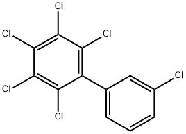 2,3,3',4,5,6-HEXACHLOROBIPHENYL Structure