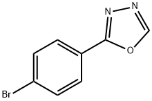 2-(4-bromophenyl)-1,3,4-oxadiazole 구조식 이미지