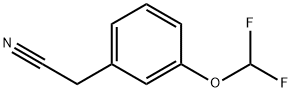 3-(DIFLUOROMETHOXY)PHENYLACETONITRILE 구조식 이미지