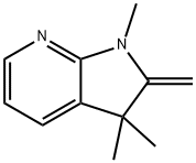 2,3-dihydro-1,3,3-trimethyl-2-methylene-1H-pyrrolo[2,3-b]pyridine 구조식 이미지