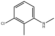 3-Chloro-N,2-dimethylaniline Structure