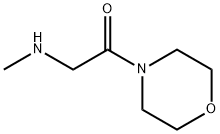4-[(methylamino)acetyl]morpholine Structure