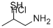 1-Amino-2-propanethiol hydrochloride Structure