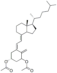 1-hydroxyvitamin D3 diacetate Structure