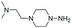 1-피페라진에탄아민,4-아미노-N,N-디메틸-(9CI) 구조식 이미지