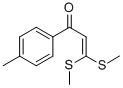 3,3-BIS-메틸설파닐-1-P-톨릴-프로페논 구조식 이미지