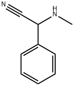 Benzeneacetonitrile, a-(methylamino)- Structure