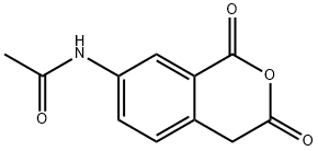 N-(1,3-DIOXOISOCHROMAN-7-YL)ACETAMIDE 구조식 이미지