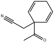 2,5-Cyclohexadiene-1-acetonitrile, 1-acetyl- (9CI) Structure