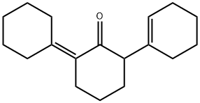 2-cyclohexylidene-6-(1-cyclohexen-1-yl)cyclohexan-1-one 구조식 이미지