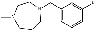 1-(3-bromobenzyl)-4-methylperhydro-1,4-diazepine Structure