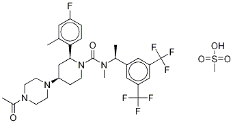 Casopitant Structure