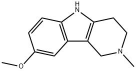 8-methoxy-2-methyl-2,3,4,5-tetrahydro-1H-pyrido[4,3-b]indole 구조식 이미지