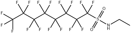 N-에틸-1,1,2,2,3,3,4,4,5,5,6,6,7,7,8,8,8-헵타데카플루오로-1- 옥탄술폰아마이드 구조식 이미지