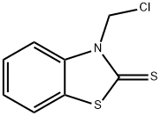 N-CHLOROMETHYLBENZOTHIAZOLE-2-THIONE Structure