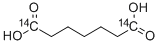 PIMELIC ACID, [1,7-14C] Structure