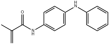 N-(4-ANILINOPHENYL)-METHACRYLAMIDE Structure