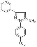 1-(4-METHOXYPHENYL)-3-PHENYL-1H-PYRAZOL-5-AMINE 구조식 이미지