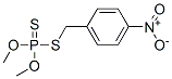 디티오인산O,O-디메틸S-(4-니트로벤질)에스테르 구조식 이미지