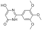 6-HYDROXY-2-(3,4,5-TRIMETHOXYPHENYL)-4(3H)-PYRIMIDINONE 구조식 이미지