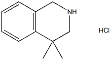4,4-다이메틸-1,2,3,4-테트라히드로-이소퀴놀린염화물 구조식 이미지
